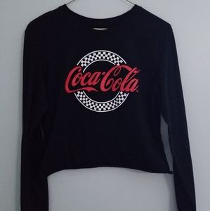Coca-Cola Cropped Long Sleeve T-Shirt